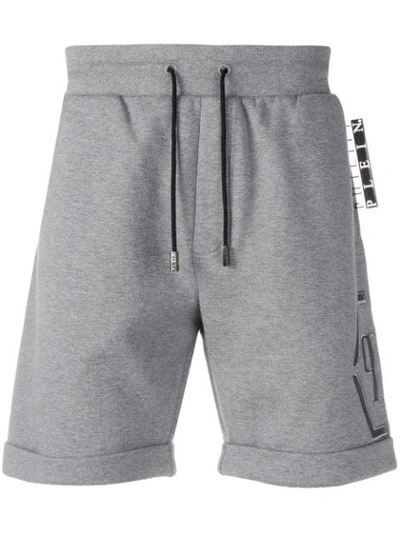 Philipp Plein Statement Jogging Shorts In Grey