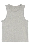 Madewell Northside Vintage Muscle Tank In Heather Grey