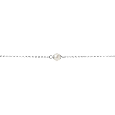 Aurate Simple Pearl Bracelet In Gold/ White