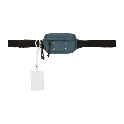 Maison Margiela Blue Small Canvas Fanny Pack