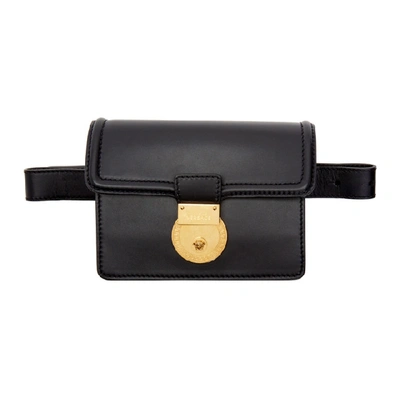 Versace Medusa Head Belt Bag In K41ot Black