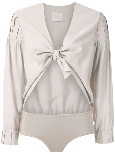 Framed Athena Bodysuit In Neutrals