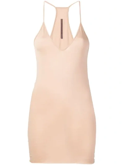 Rick Owens Jersey Tank Top In Pink