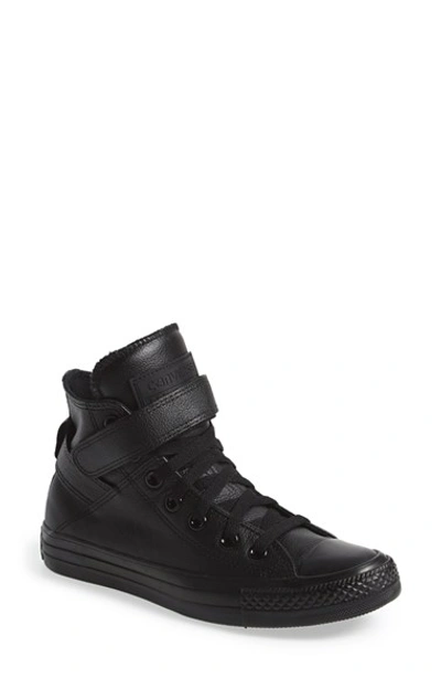 Converse Chuck Taylor® All Star® 'brea' Leather High Top Sneaker (women) In  Black Leather | ModeSens