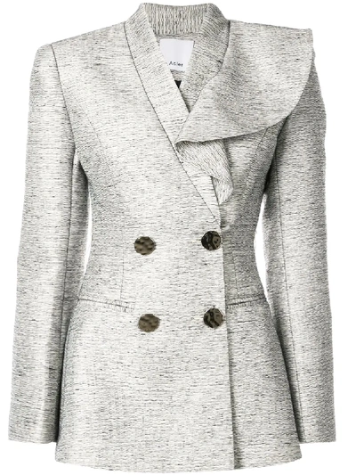 Acler Davidson Speckled Blazer In Grey