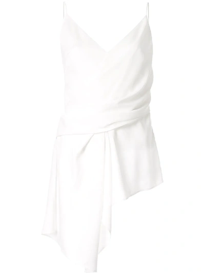 Acler Petersen Wrap Sleeveless Tank In White