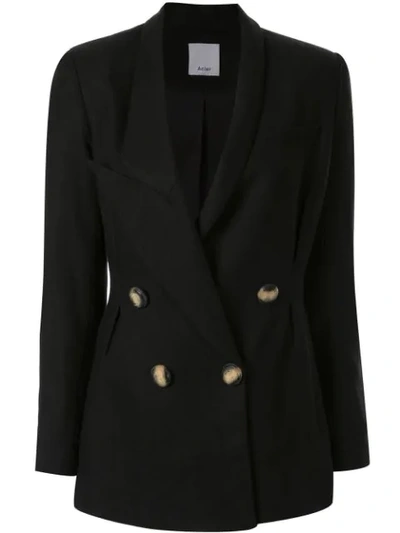Acler Davidson Ruffle Blazer In Black