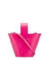 Carolina Santo Domingo Open-top Bucket Bag In Pink