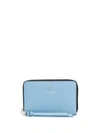 Marc Jacobs Zip Around Wallet In Blue