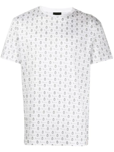 Billionaire Logo Print T-shirt In White