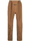 Fear Of God Drawstring Waist Track Pants In Brown