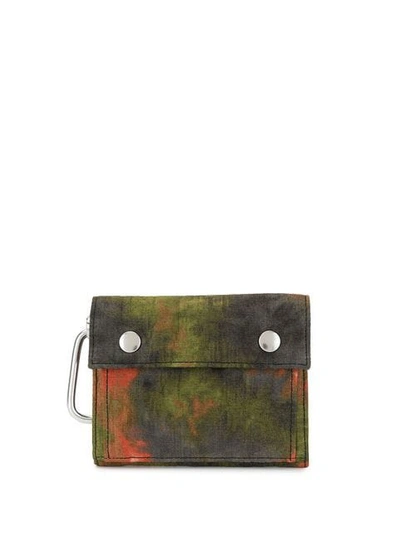 Ports V Dye Detail Wallet In Green