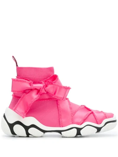 Red Valentino Glam Run Sneakers In Pink