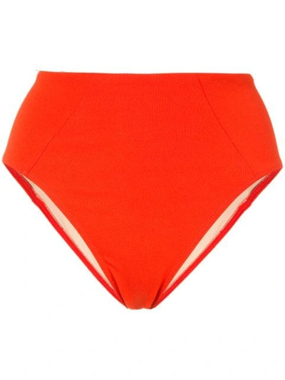 Suboo Rocky High-rise Bikini Bottom In Orange