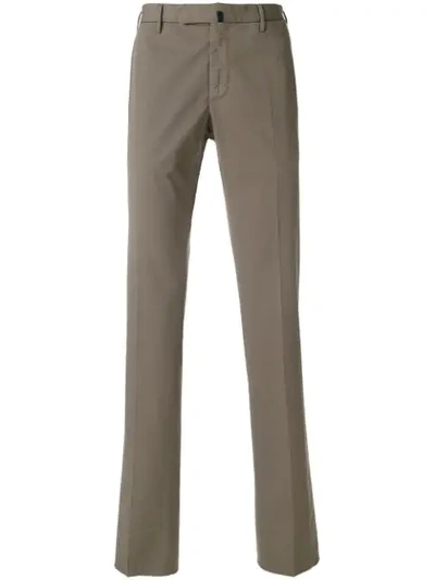 Incotex Straight-leg Suit Trousers In Grey