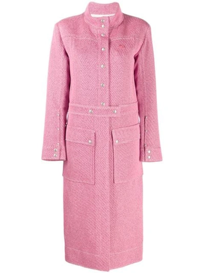 Courrèges Trench Coat In Pink