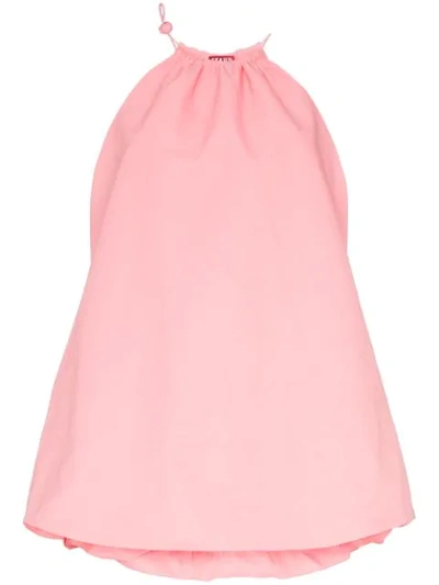Staud Olive Mini Dress In Pink | ModeSens