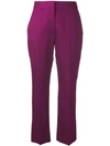 Stella Mccartney Cropped Tailored Trousers In Pink