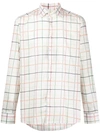 Etro Wide Check Shirt In White