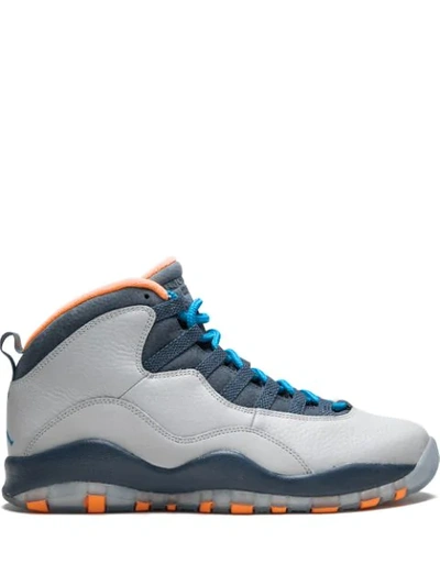 Jordan Air  Retro 10 Sneakers In Grey