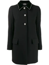 Miu Miu Crystal Trim Blazer - Black