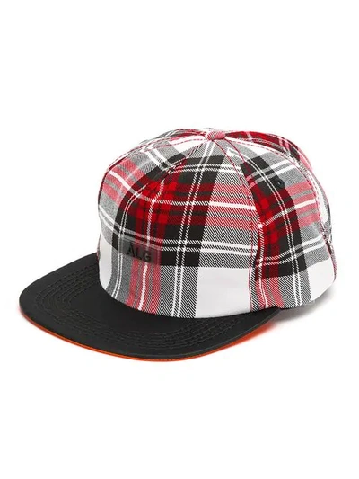 Àlg Tartan Print Baseball Cap In Multicolour