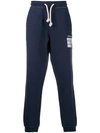 Maison Margiela Tapered Sweatpants In Blue