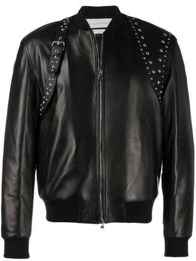 ジャケット・アウター Alexander McQueen Leather Bomber Jacket Alexander McQueen Leather bomber jacket | Women's Clothing