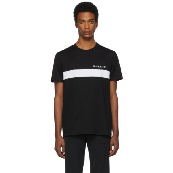 Givenchy Slim-fit Logo-print Cotton-jersey T-shirt In 001 Black | ModeSens