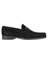 Ferragamo Grandioso Loafers In Black