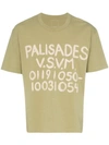 Visvim Palisades Number T-shirt In Green