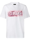 Z Zegna Logo Print T-shirt In White