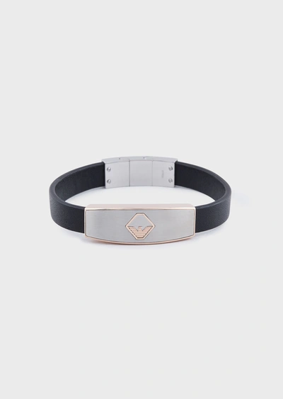 Emporio Armani Bracelets - Item 50230746 In Black