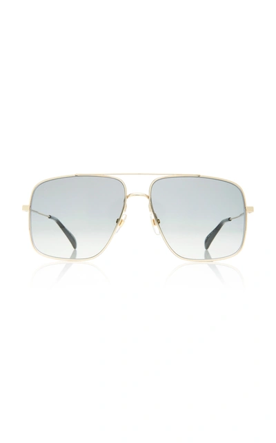 Givenchy Metal Aviator Sunglasses In Grey