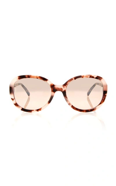 Givenchy Tortoiseshell Acetate Round-frame Sunglasses In Brown