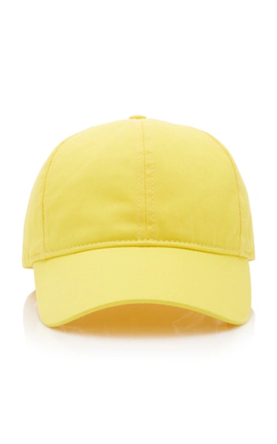 Avenue Lennox Cotton-twill Baseball Cap In Yellow