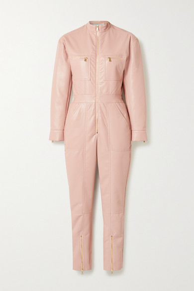 jonathan simkhai belted crepe jumpsuit