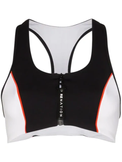 P.e Nation Real Challenger Sports Bra In Black