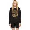 Versace Medusa Cotton Sweatshirt In A1008 Black