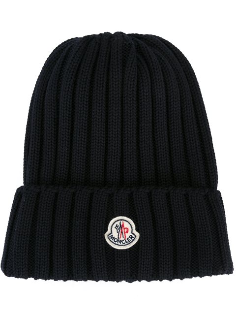 Moncler Ribbed Knit Beanie | ModeSens