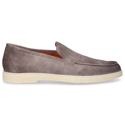 Santoni Loafers 15996 In Grey