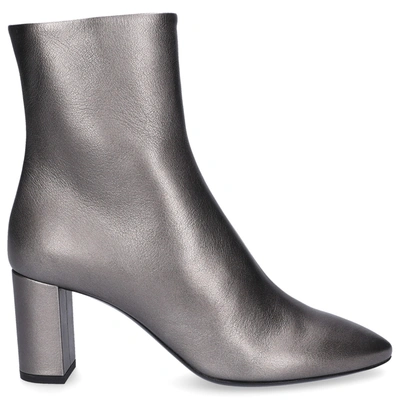 Saint Laurent Ankle Boots Grey Bufalino