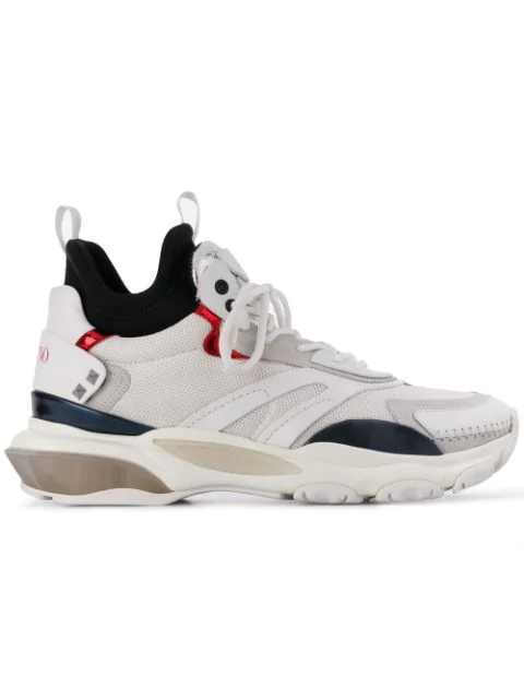 valentino bounce sneakers white