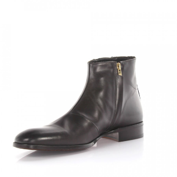 Alexander Mcqueen Ankle Boots Calfskin Embossing Brown ModeSens
