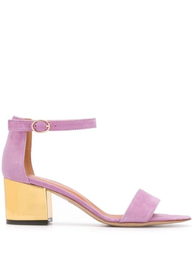 Via Roma 15 Strappy Sandals 2785 In Purple