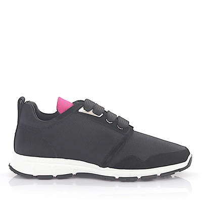 Dsquared2 Sneakers Marte Run Hightech-jersey Black Pink Suede Black
