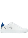 Givenchy Urban Street Low-top Leather Trainers In Blue