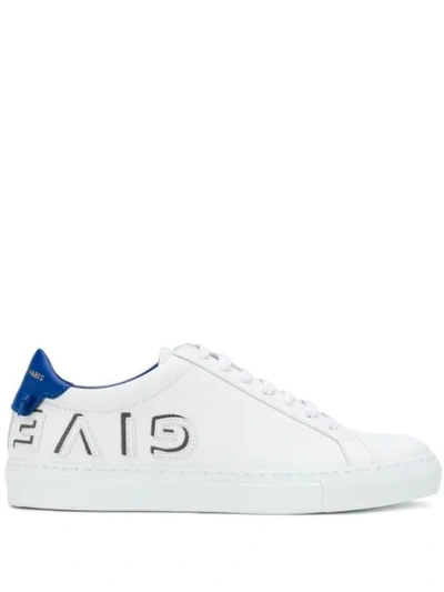 Givenchy Urban Street Low-top Leather Trainers In Blue
