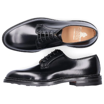 Crockett & Jones Business Shoes Derby Lanark 3  Black
