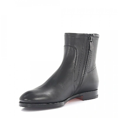 Santoni Ankle Boots Calfskin Black